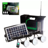 Kit Panel Solar Camping 3 Bombillas Usb